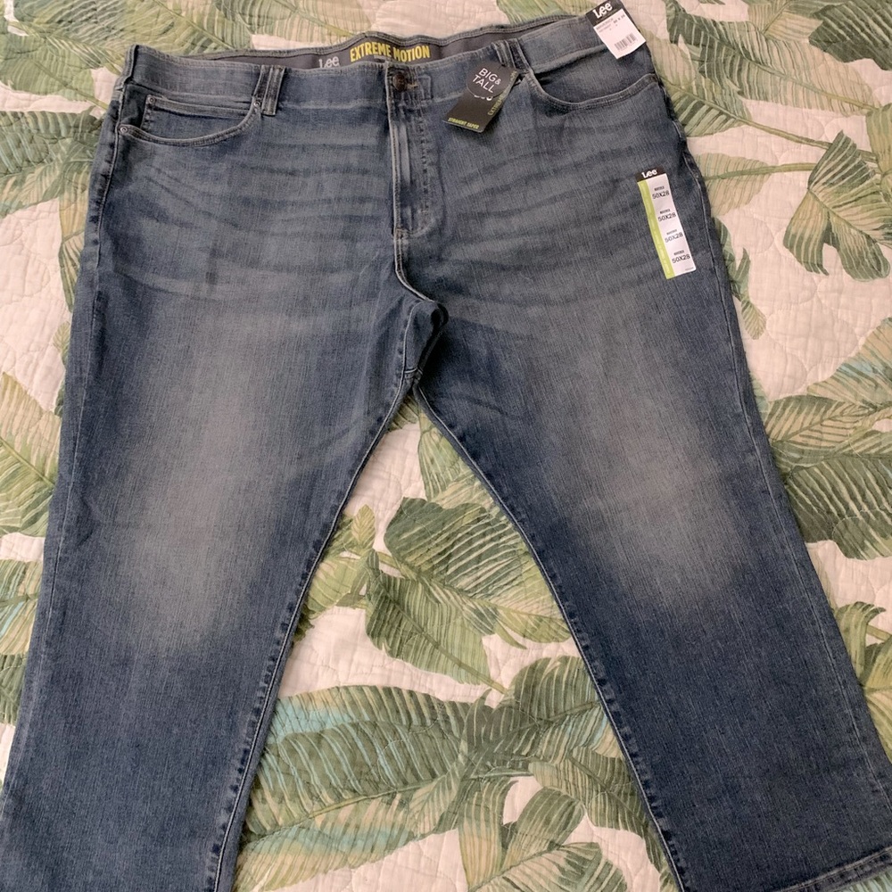 Big and Tall Extreme Motion Lee Men’s Jeans